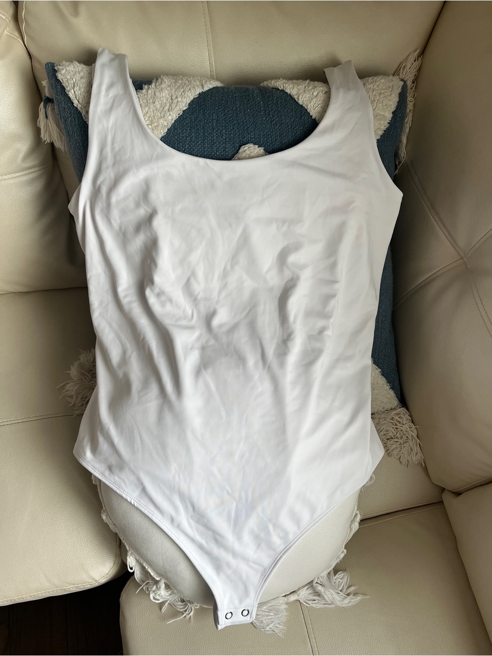 Express White Women’s One-Piece Bodysuit